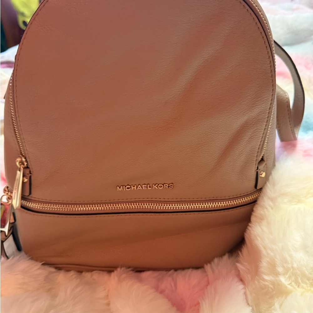 Michael Kors Brown Backpack